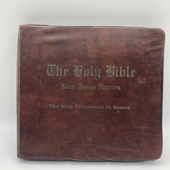Other - The Holy Bible New Testament In Sound On 12 Cassette Tapes Vintage